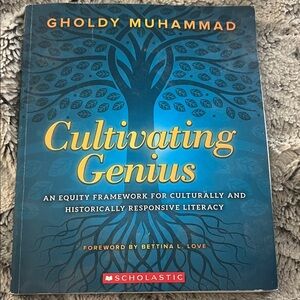 5 for $10 item Scholastic Cultivating Genius Book - Blue and Gold Cover